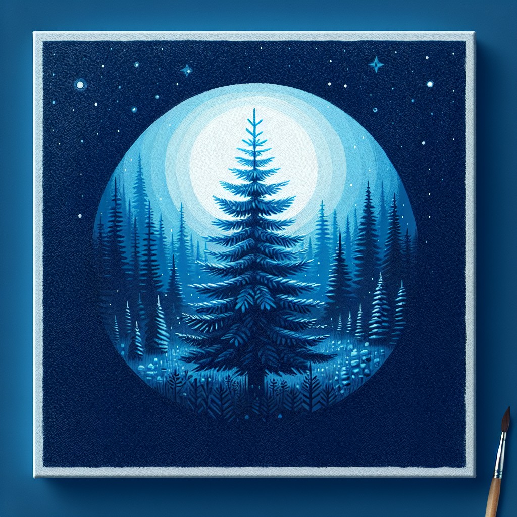 Blau Fichte