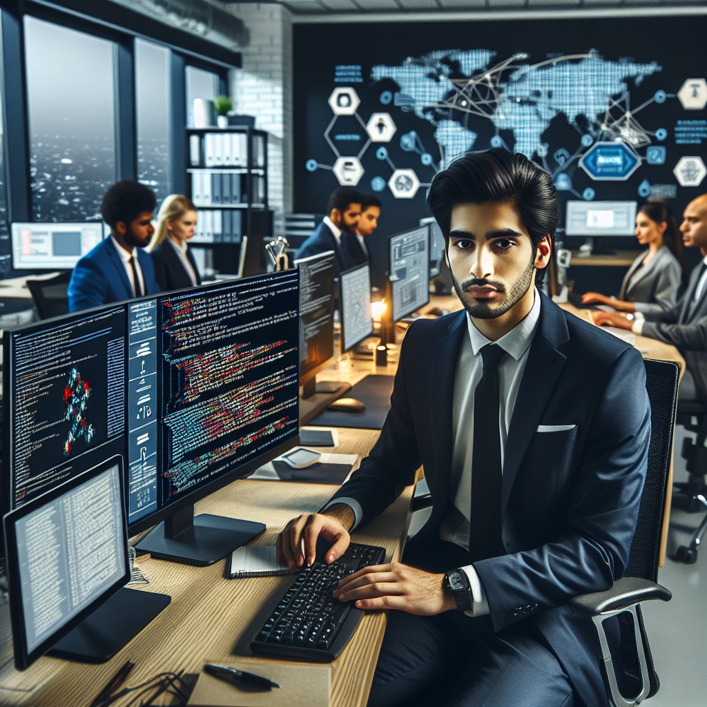 Praca jako specjalista ds. cybersecurity w dziedzinie opieki zdrowotnej w software house.